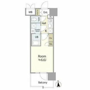 エスリード葵 広小路通【15階】の間取り