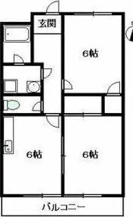 クイーンカピオラニ【3階】の間取り