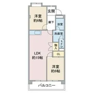 レジデンス明日香【2階】の間取り