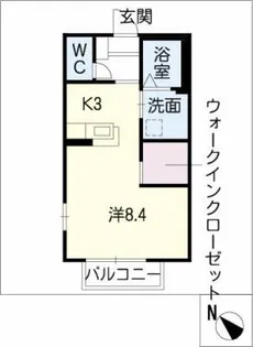 Bell A【1階】の間取り