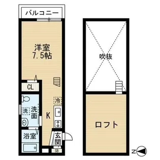 Four Leaf【2階】の間取り