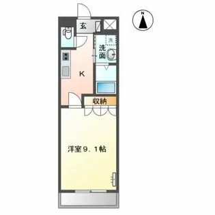 フォルティア【2階】の間取り