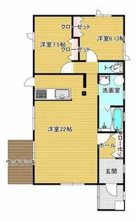 新生ハイツ【1階】の間取り