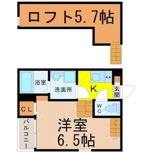 Angeaile(アンジュエール)【2階】の間取り