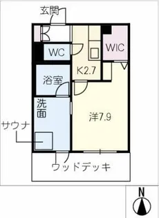 アルフラット大国【1階】の間取り