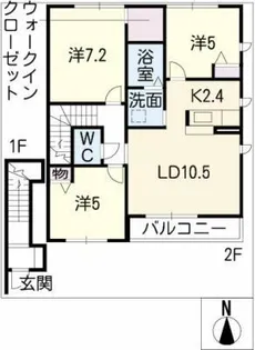 フューチャー ビレッジ A棟【2階】の間取り