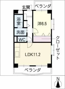パークサイド21【2階】の間取り