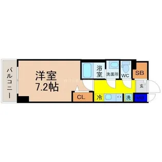 プレサンス今池駅前フェルディノ【7階】の間取り