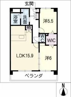 GRASSY【2階】の間取り