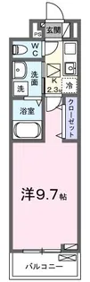 アーバン・ヴィレッジ【1階】の間取り
