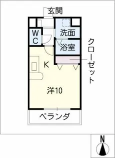 エテルノⅡ【3階】の間取り