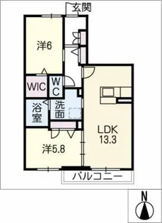 リラフォート【2階】の間取り