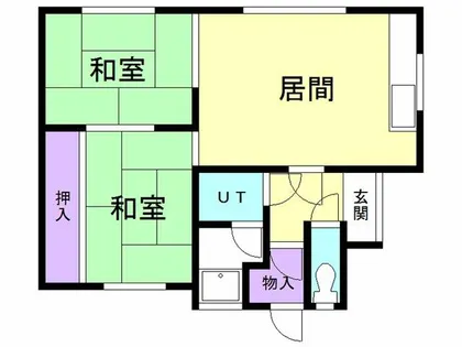 東町5丁目大井アパート【0号室】の間取り