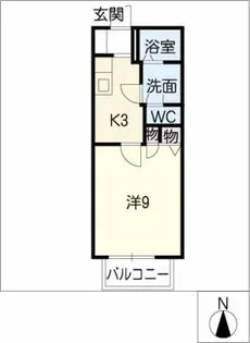 エトワール三好ヶ丘 A棟【2階】の間取り