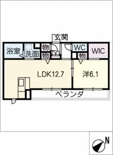 フェリシティⅡ【1階】の間取り