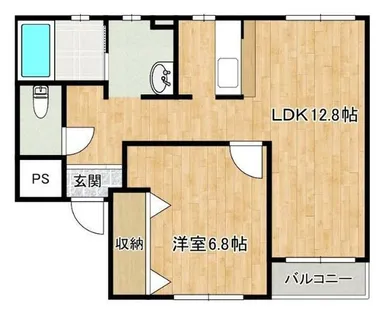 メゾン林【2階】の間取り