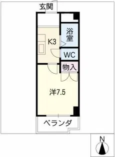 第3長岡マンション【5階】の間取り