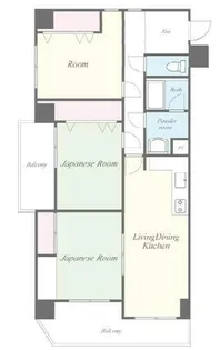 ブリージェ姫路【6階】の間取り