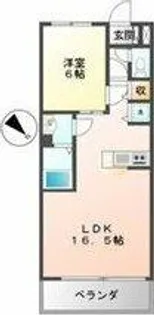 ニッセイディーセント金山【9階】の間取り