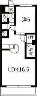ニッセイディーセント金山【7階】の間取り