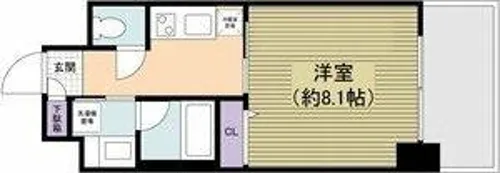 aLATO丸の内(旧レジディア丸の内)【9階】の間取り