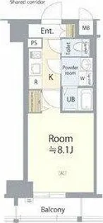 エスリード名古屋東別院【6階】の間取り