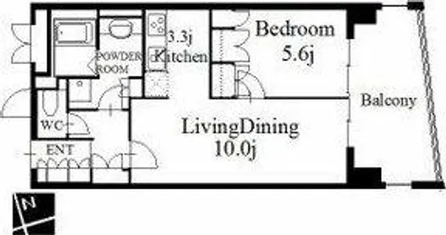 セイント橘【3階】の間取り