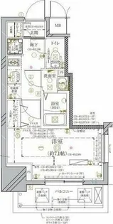 ディアレイシャス金山【8階】の間取り