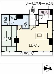 ネオハイツ錦 1004号室【10階】の間取り