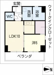 T&T UEDA HILLS【7階】の間取り