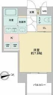 リエス鶴舞EAST TOWER【8階】の間取り