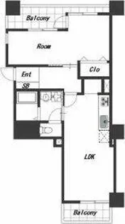 三旺ポートタウン港【2階】の間取り