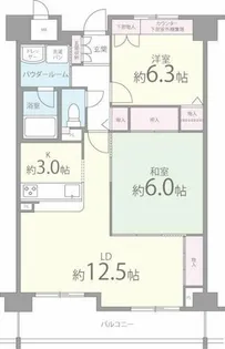 エトワール花園【6階】の間取り