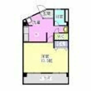 ヤカタハイツ【505号室】の間取り