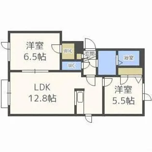 エクレール花川Ⅰ【2階】の間取り