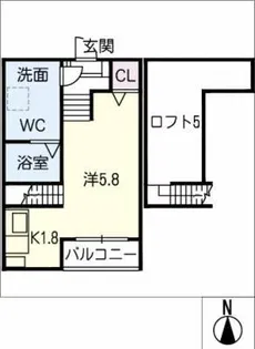 N’sタウン【1階】の間取り