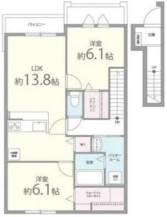 サンテドミール【2階】の間取り