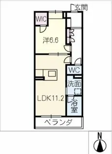 カピリナ本郷【2階】の間取り