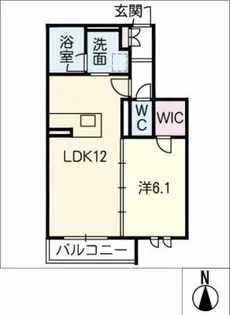 コートルミエール【1階】の間取り