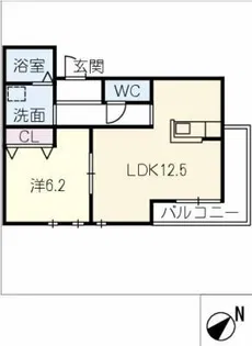 仮)BOGYBASEⅡ【2階】の間取り