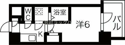 エスリードレジデンス梅田デュオ【10階】の間取り