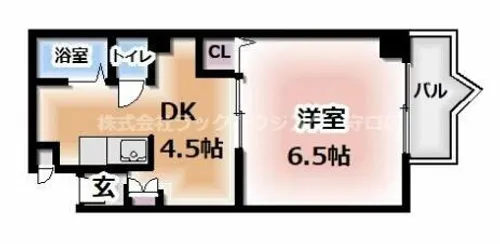 吉岡第3ビル【6階】の間取り