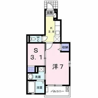 ヴィオラ パッソⅠ【1階】の間取り