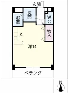 yarakuⅢ【2階】の間取り