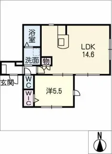 グランフォーレ名駅西【1階】の間取り
