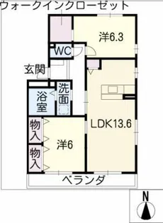 ミュゼ【2階】の間取り