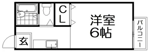 大谷パナホーム【201号室】の間取り