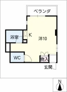 第2幸村ビル【5階】の間取り