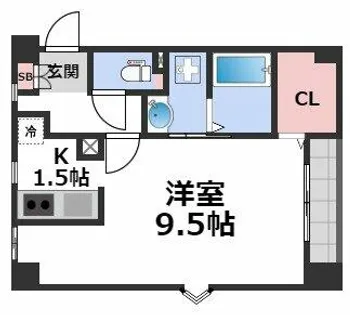 ミキハウス上本町【2階】の間取り