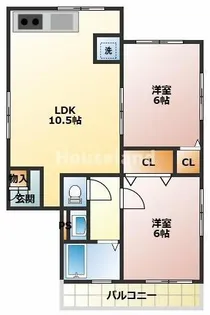 グリーンプラザ本町【3階】の間取り